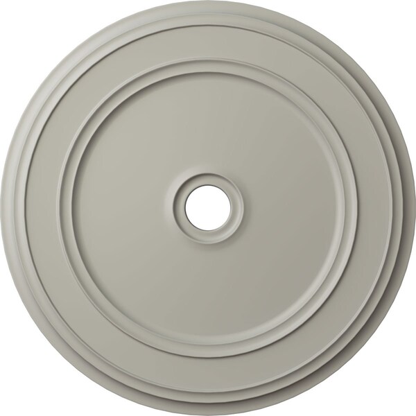 Ekena Millwork Classic Ceiling Medallion (Fits Canopies up to 5 1/2"), 41 1/8"OD x 4"ID x 2 1/8"P, Pot of Cream CM41CLPCF - main